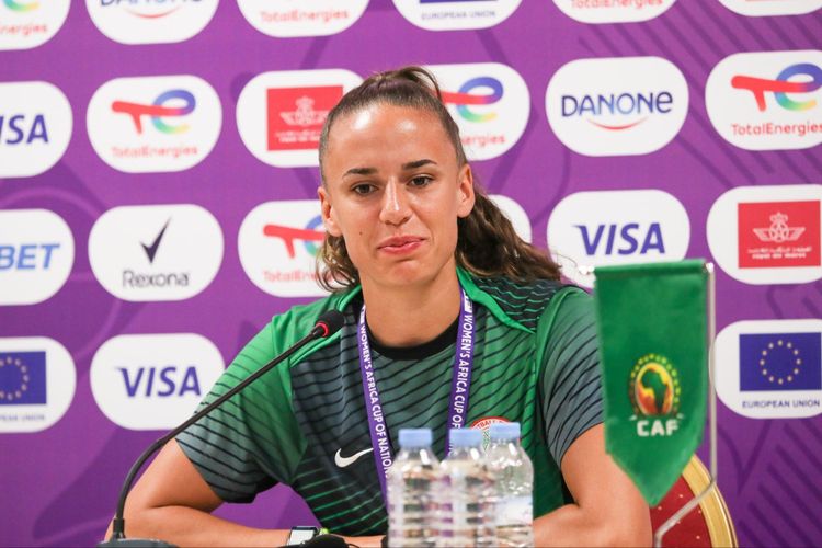 Nigeria Super Falcons star Ashleigh Plumptre 