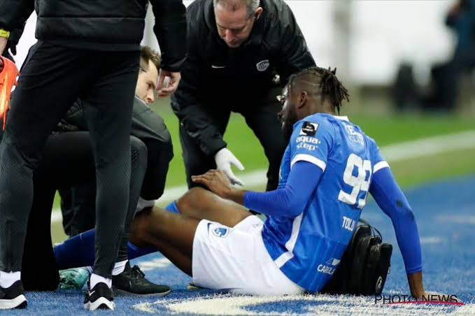 Tolu Arokodare: KRC Genk provide injury update on Nigeria star who slumped against Club Brugge