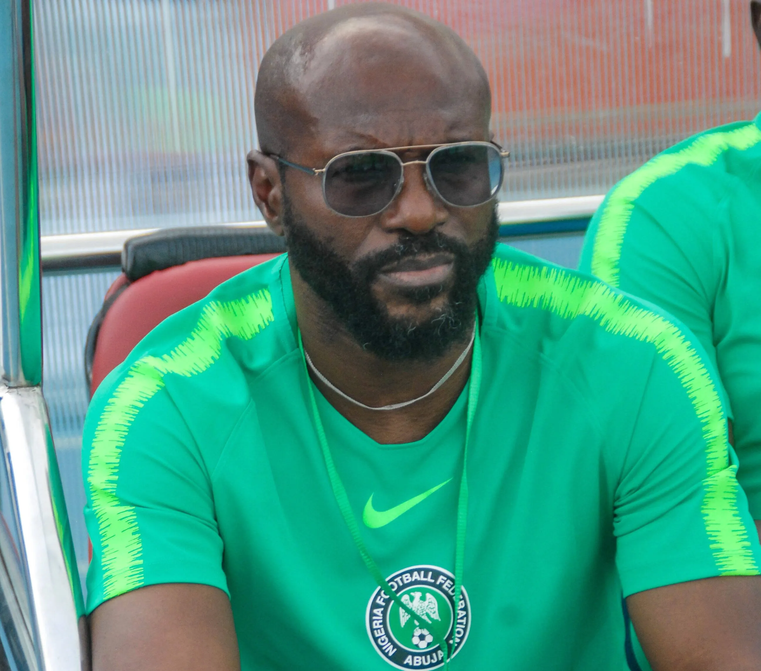 Coach Imama Amapakabo of Nigeria Super Eagles