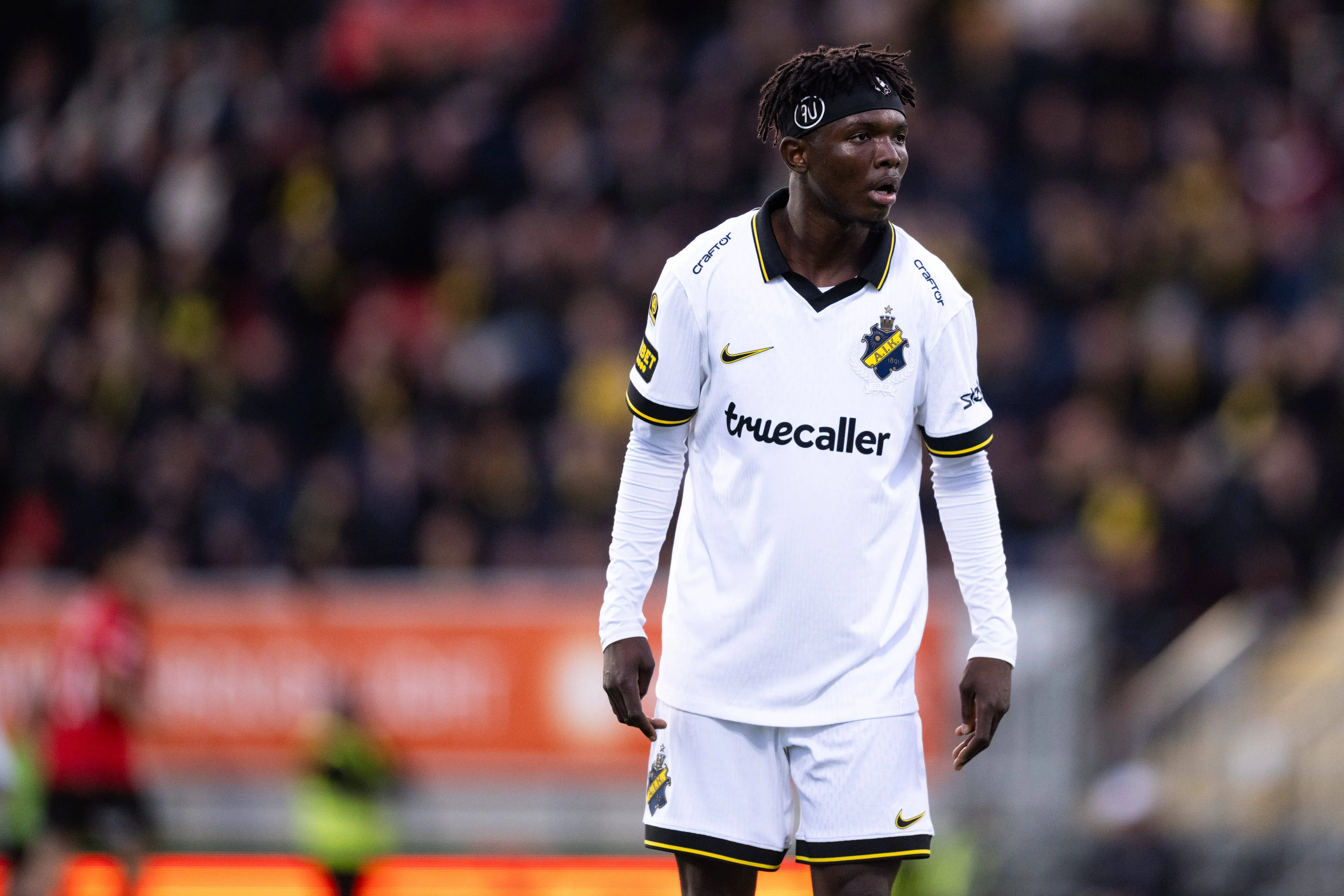 Zadok Yohanna 36 of AIK during the Allsvenskan soccer game between Brommapojkarna and AIK.