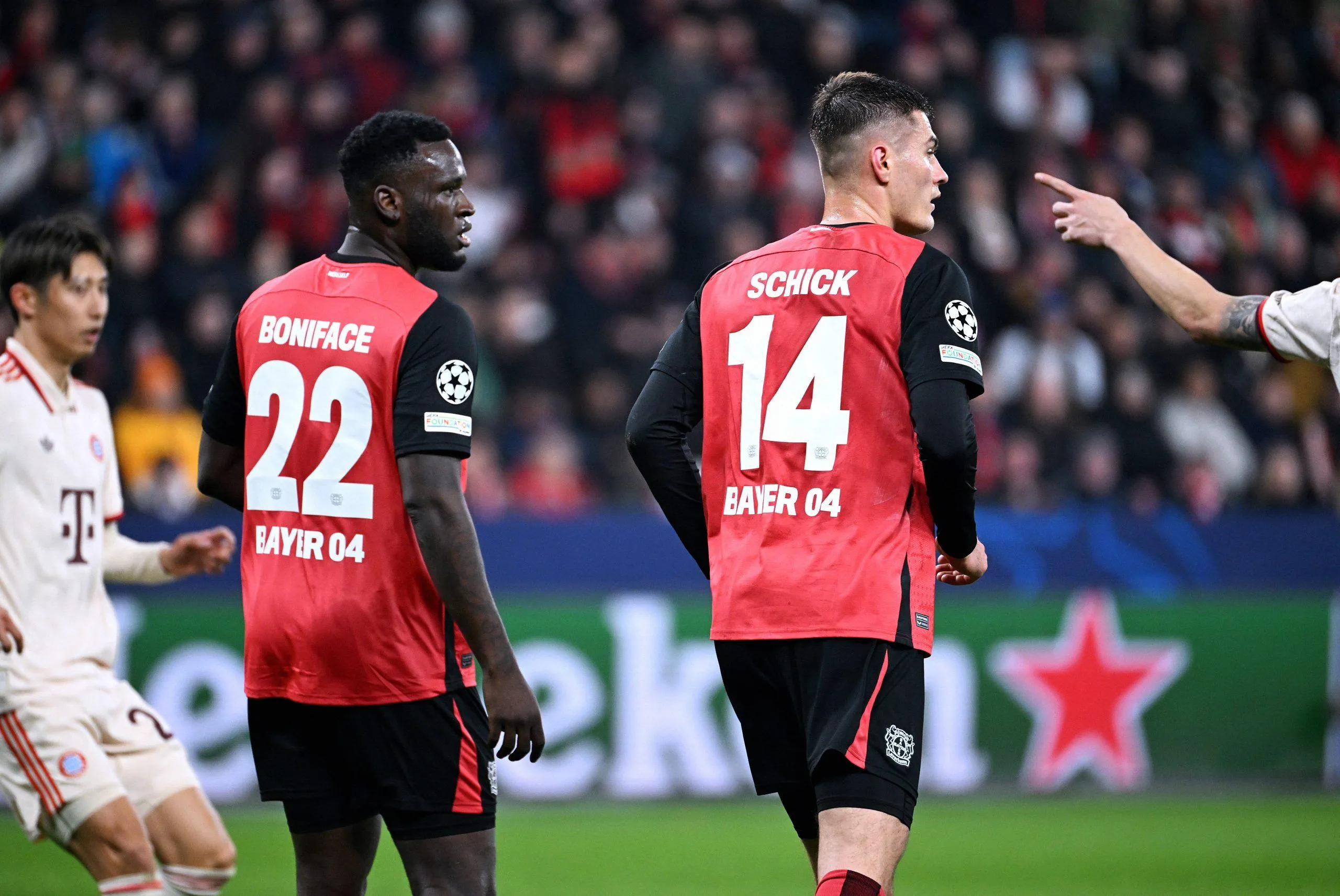 Victor Boniface and Patrik Schick
