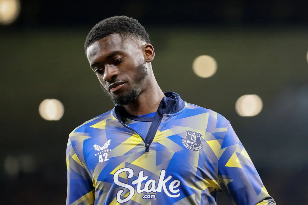Everton star Tim Emeka Iroegbunam.