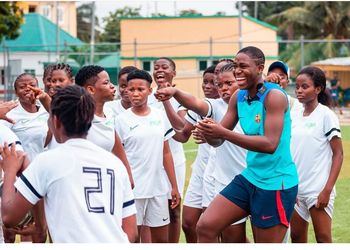 Barcelona striker launches football academy in Nigeria