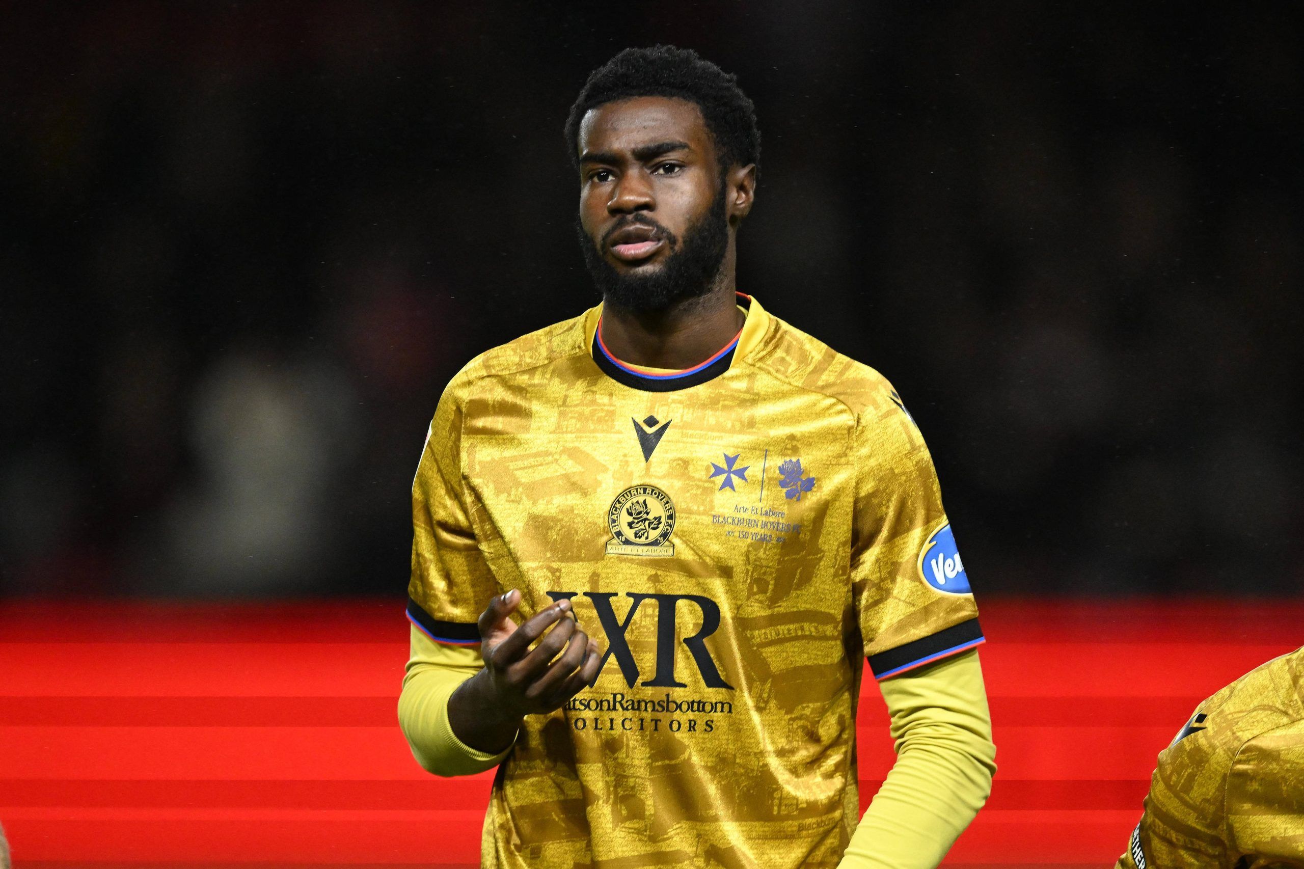 Blackburn Rovers defender Ryan Alebiosu