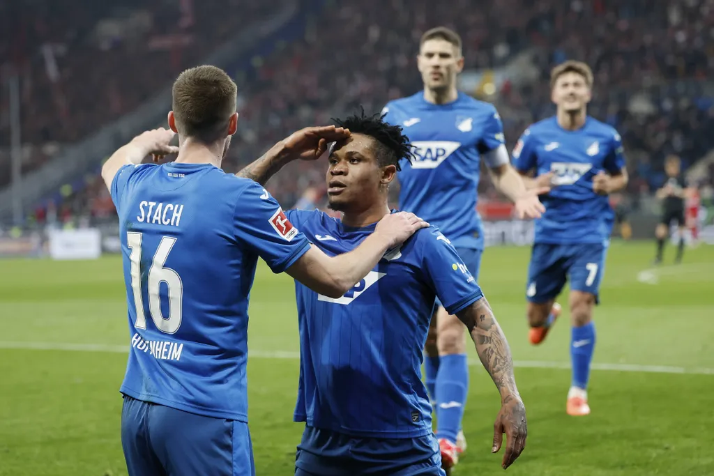 Gift Orban in action for TSG Hoffenheim