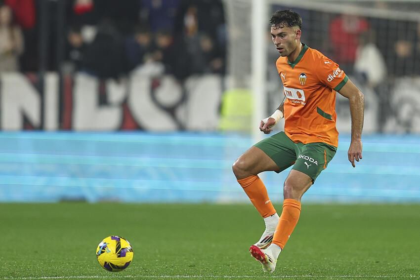 Valencia striker Hugo Duro (Photo credit: Imago)
