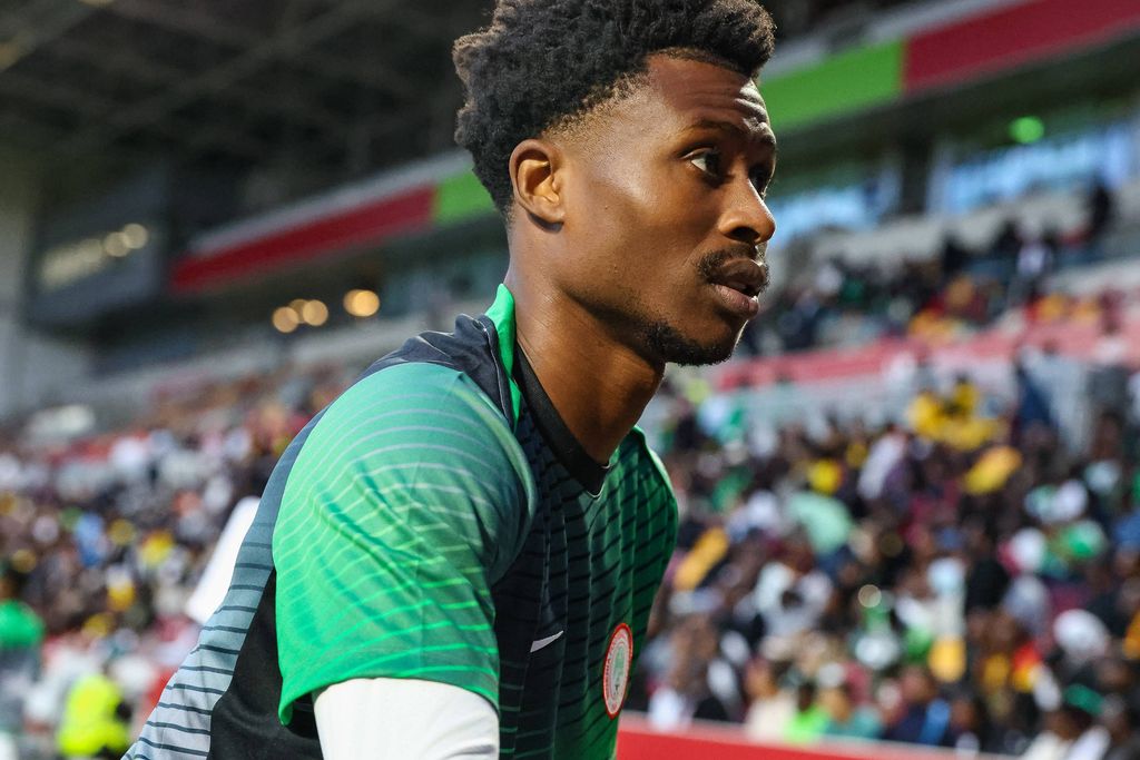 Nathan Tella during the Unity Cup London 2025 match between Ghana and the Super Eagles of Nigeria at Gtech Community Stadium