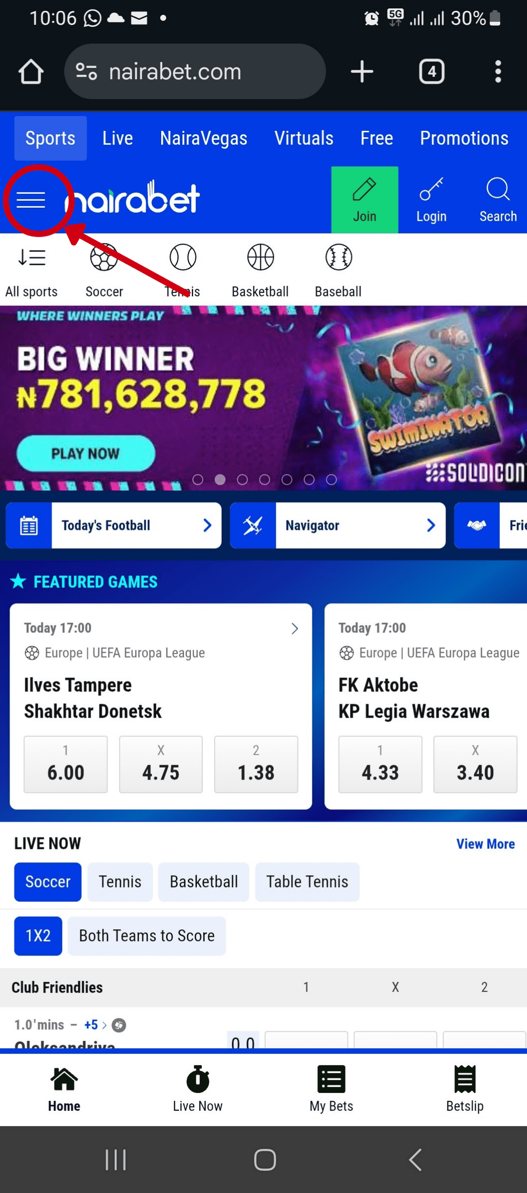 Download Nairabet App for Android & iOS 2026