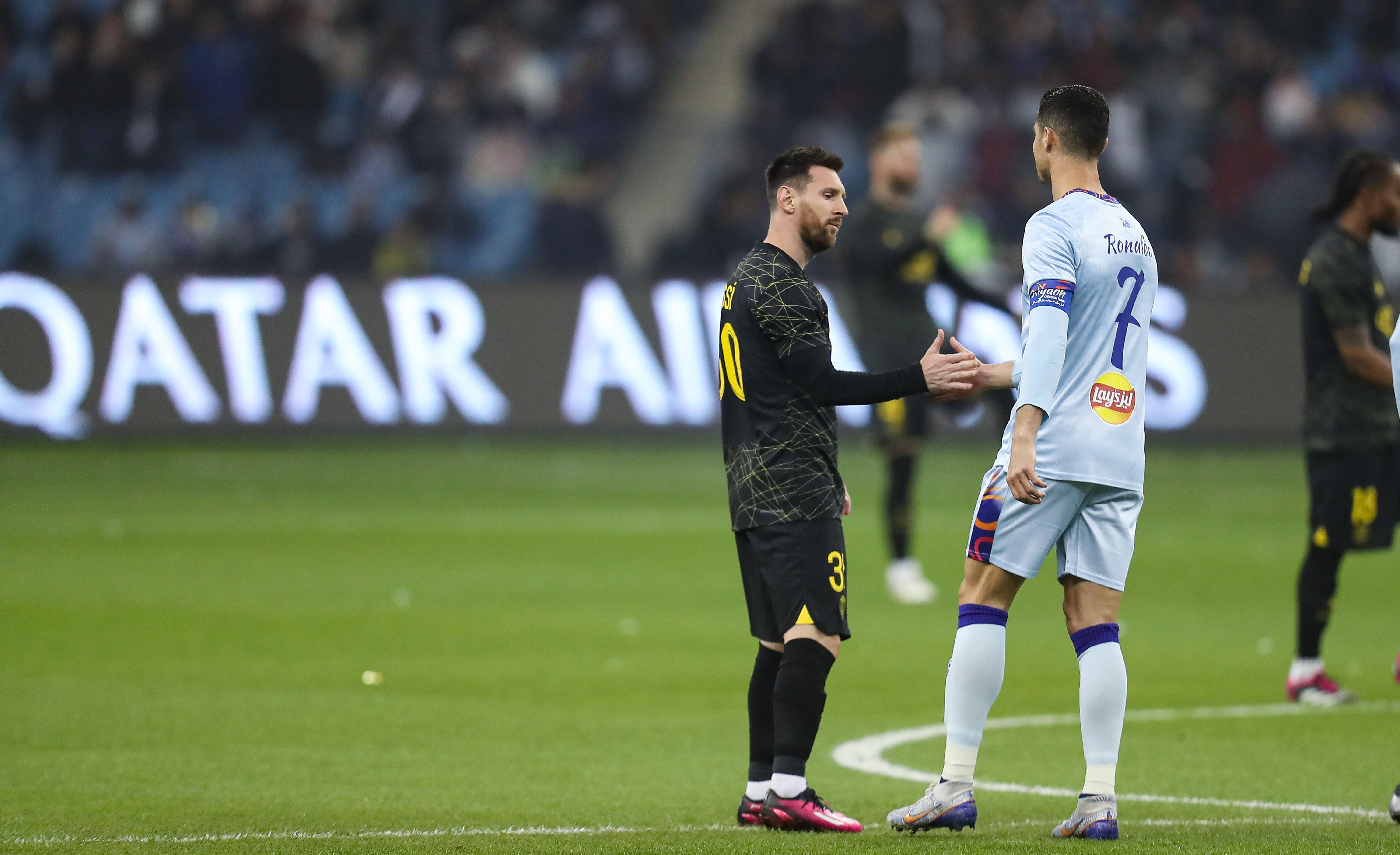 Lionel Messi and Cristiano Ronaldo