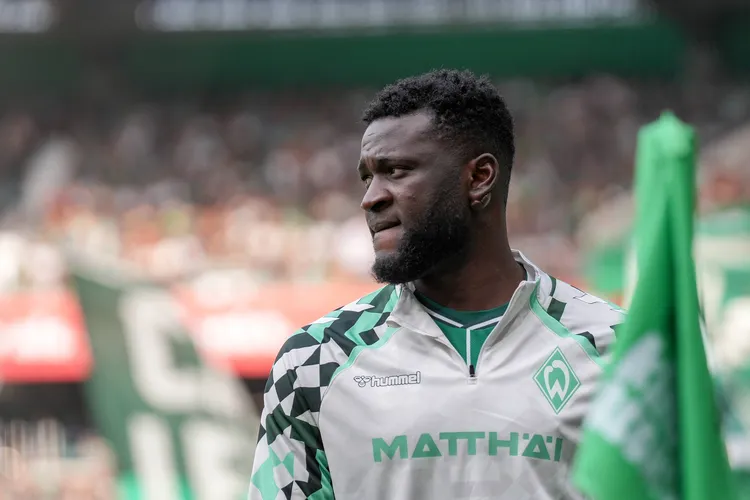 Watch: Victor Boniface gets into trouble with German police