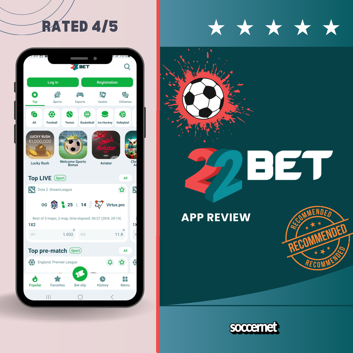 22bet app