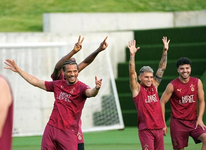 Galatasaray training session 