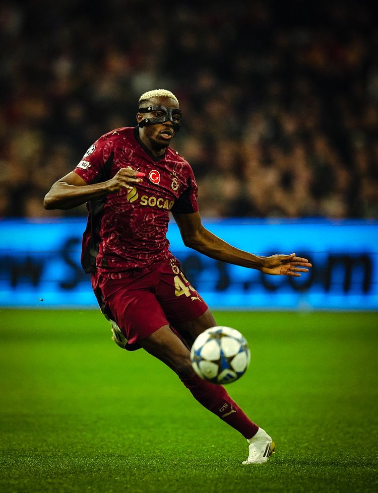 Nigeria and Galatasaray star Victor Osimhen vs Ajax 