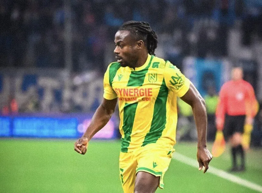 Nigeria Super Eagles and Nantes winger Moses Simon. Photo Credit X