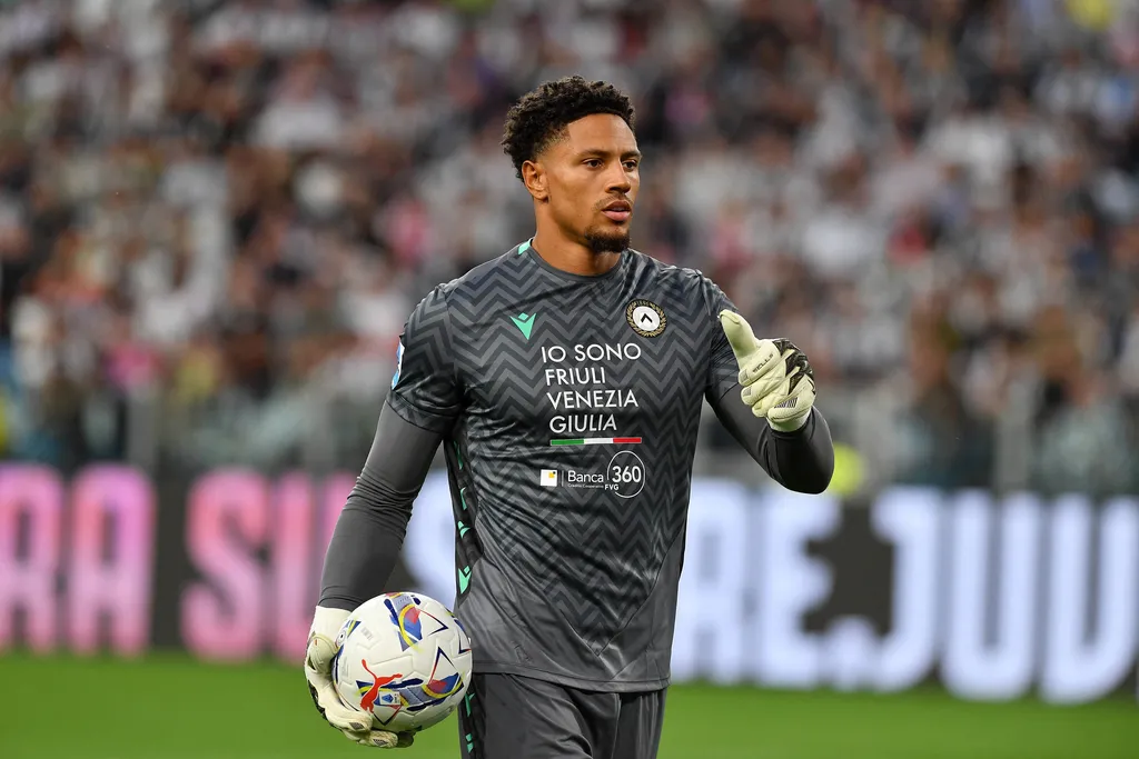 Maduka Okoye during Serie A 2024/25 match between Juventus FC and of Udinese Calcio at Allianz Stadium