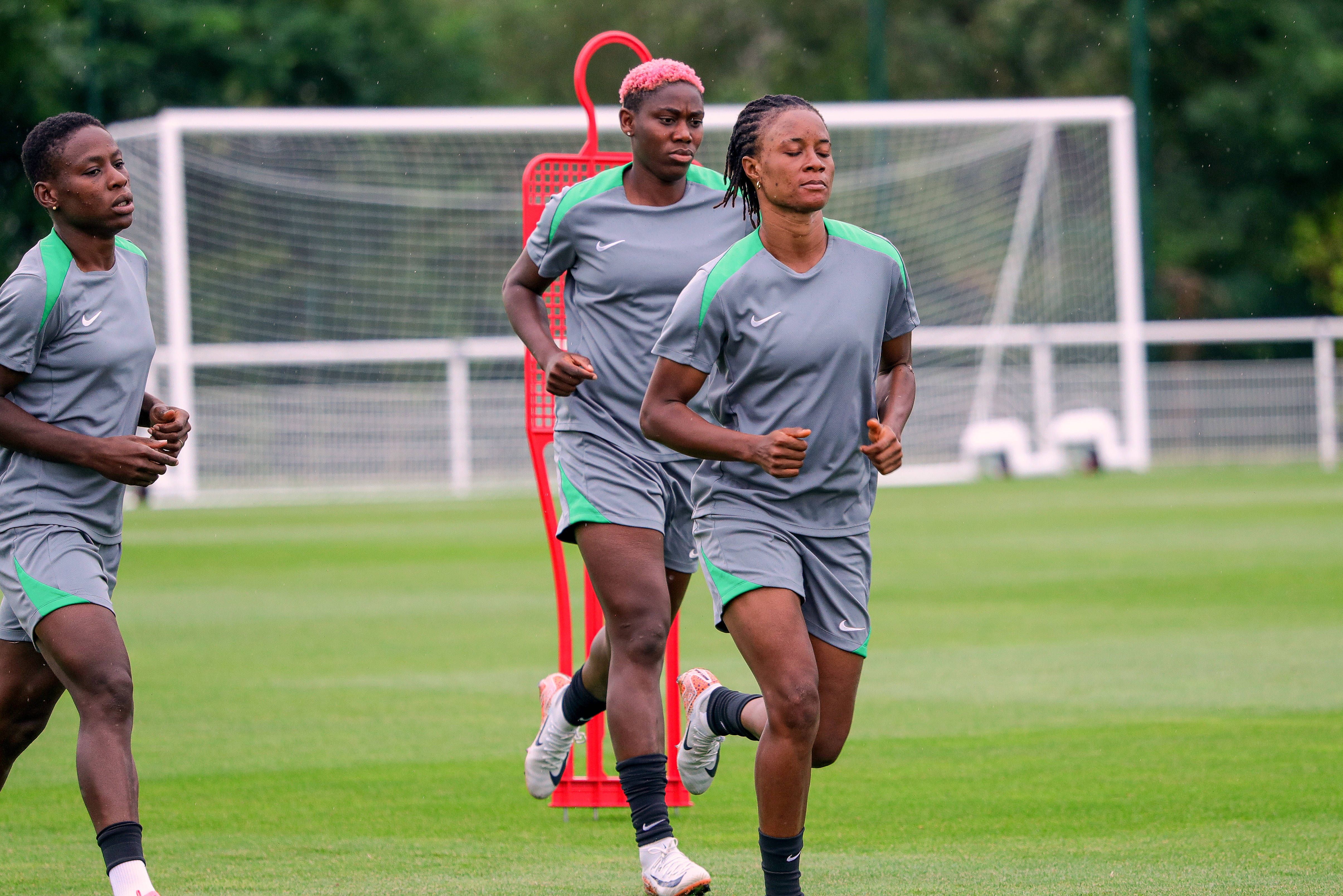 Nigeria Super Falcons stars Asisat Oshoala and Tosin Demehin