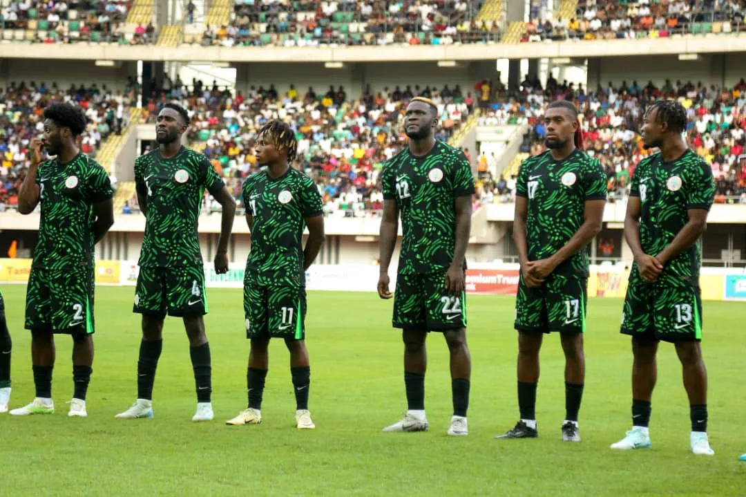 Super Eagles stars Ola Aina and Alex Iwobi