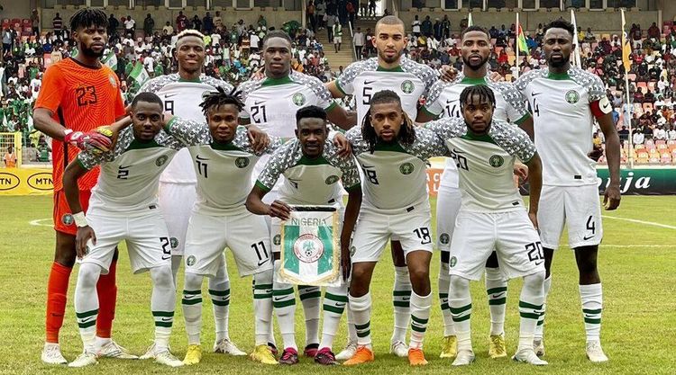 Watch: Super Eagles camp honours title-winning trio, Osimhen, Finidi, and Sanusi