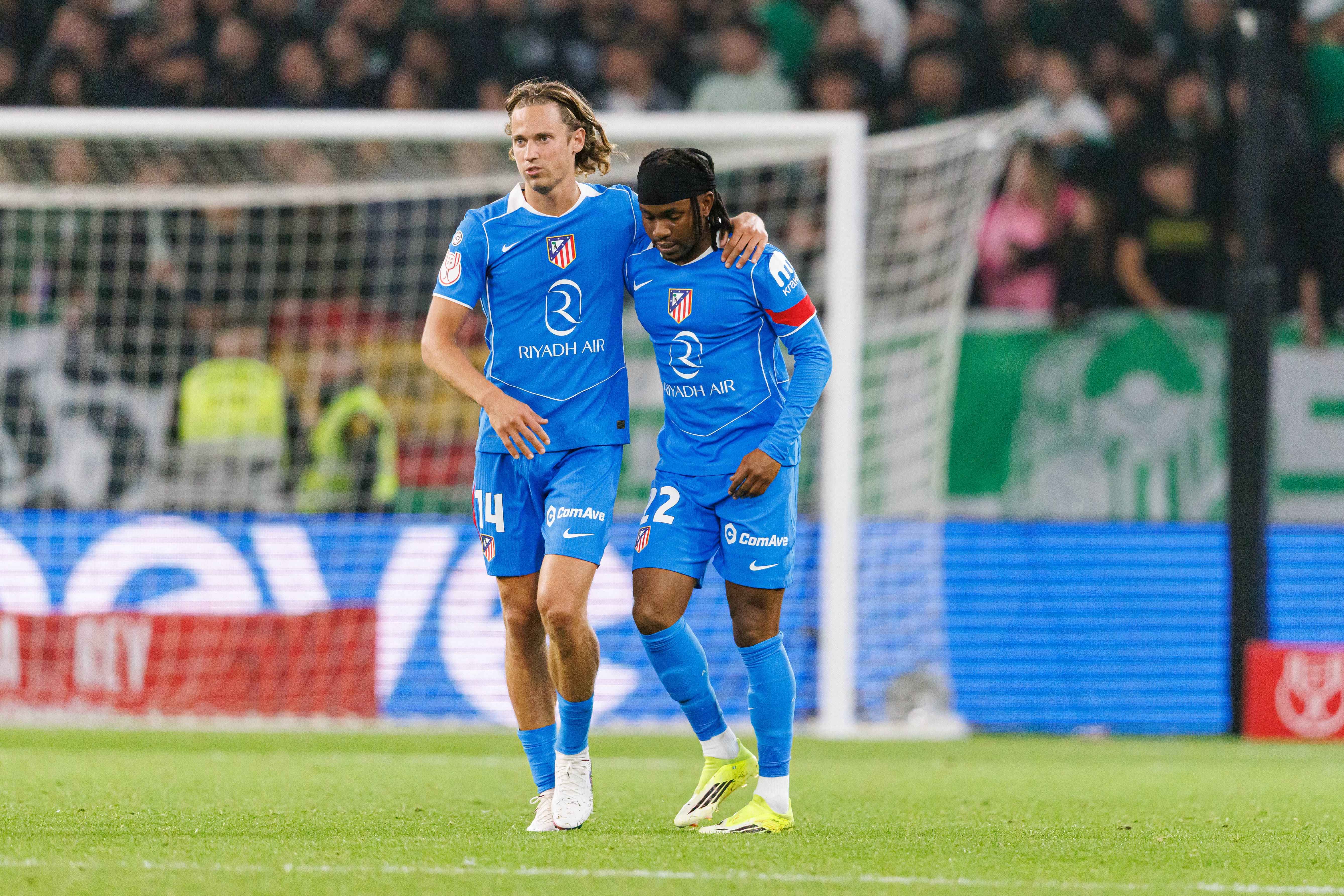 Ademola Lookman and Marcos Llorente