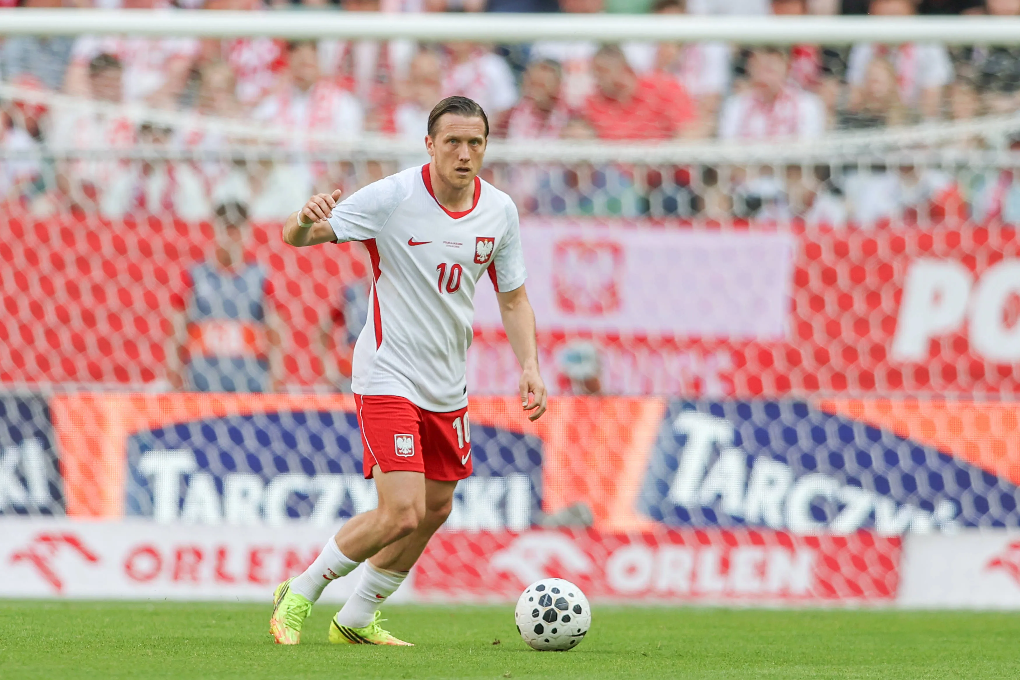 Piotr Zielinski of Poland seen in action during Friendly Match 2026 football match between Poland and Ukraine at Tarczynski Arena Wroclaw . Final score Poland 0:2 Ukraine. Wroclaw Poland 