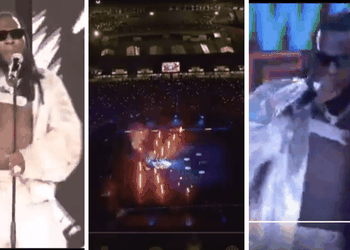 Watch: Burnaboy dazzles football fans in Istanbul with grammy-nominated song at Champions League final