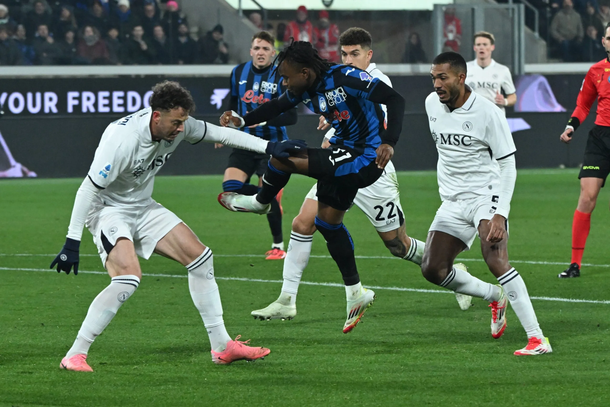 Ademola Lookman at Gewiss Stadium