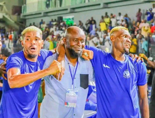 Ikenna Cooper and Finidi George 