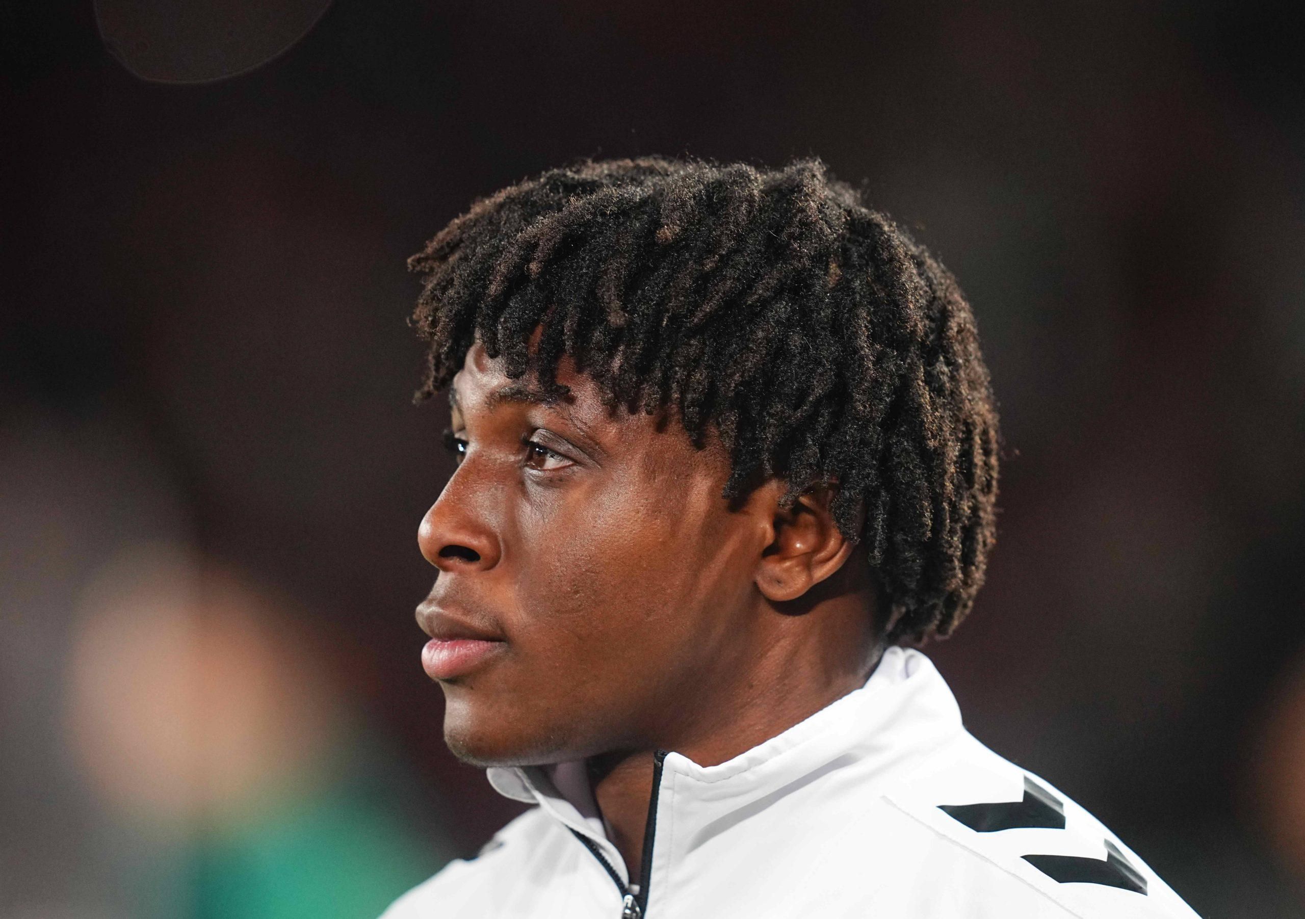 Manchester United and Denmark star Patrick Dorgu. Photo by IMAGO