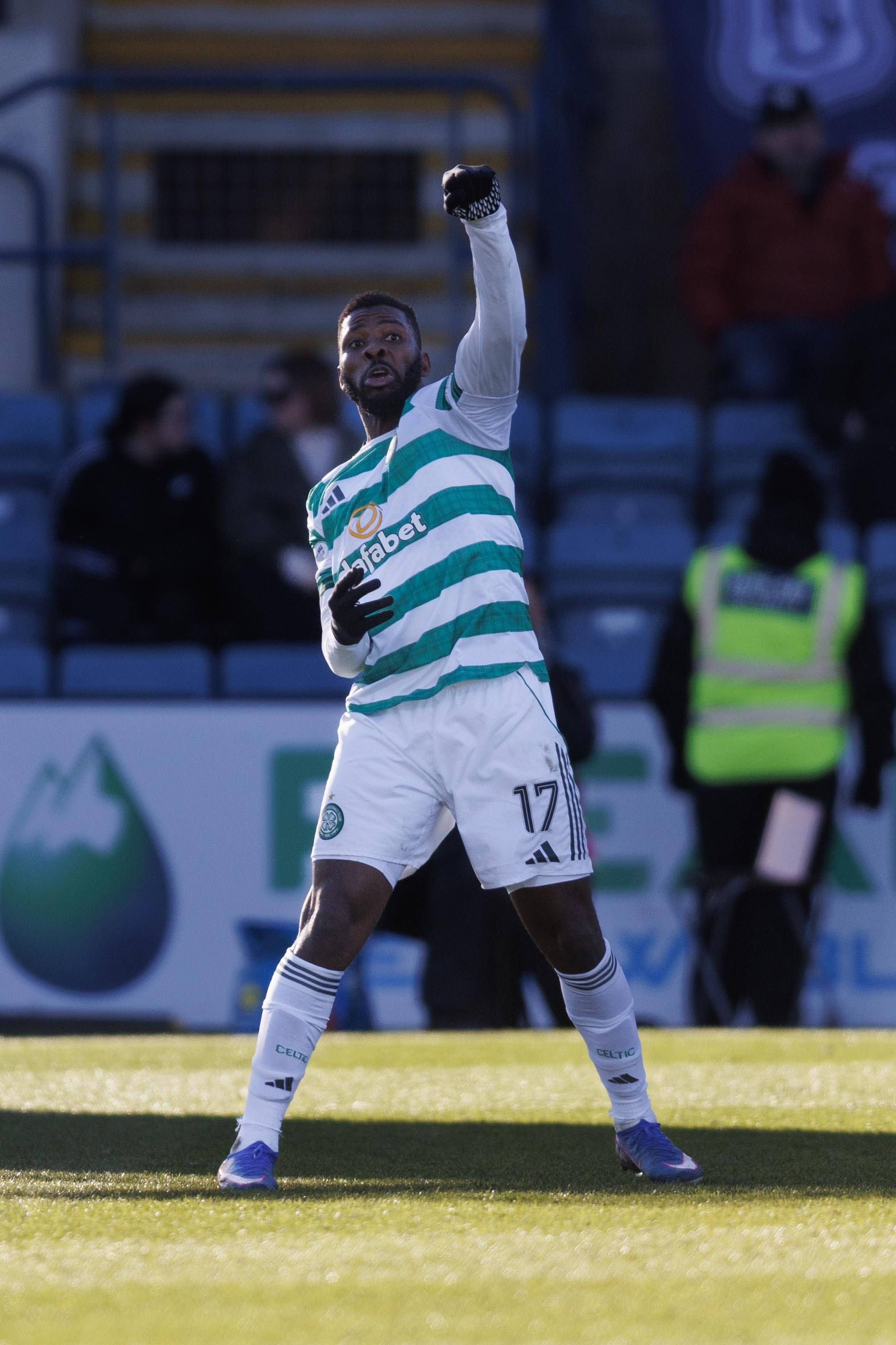 Celtic's Kelechi Iheanacho celebrates