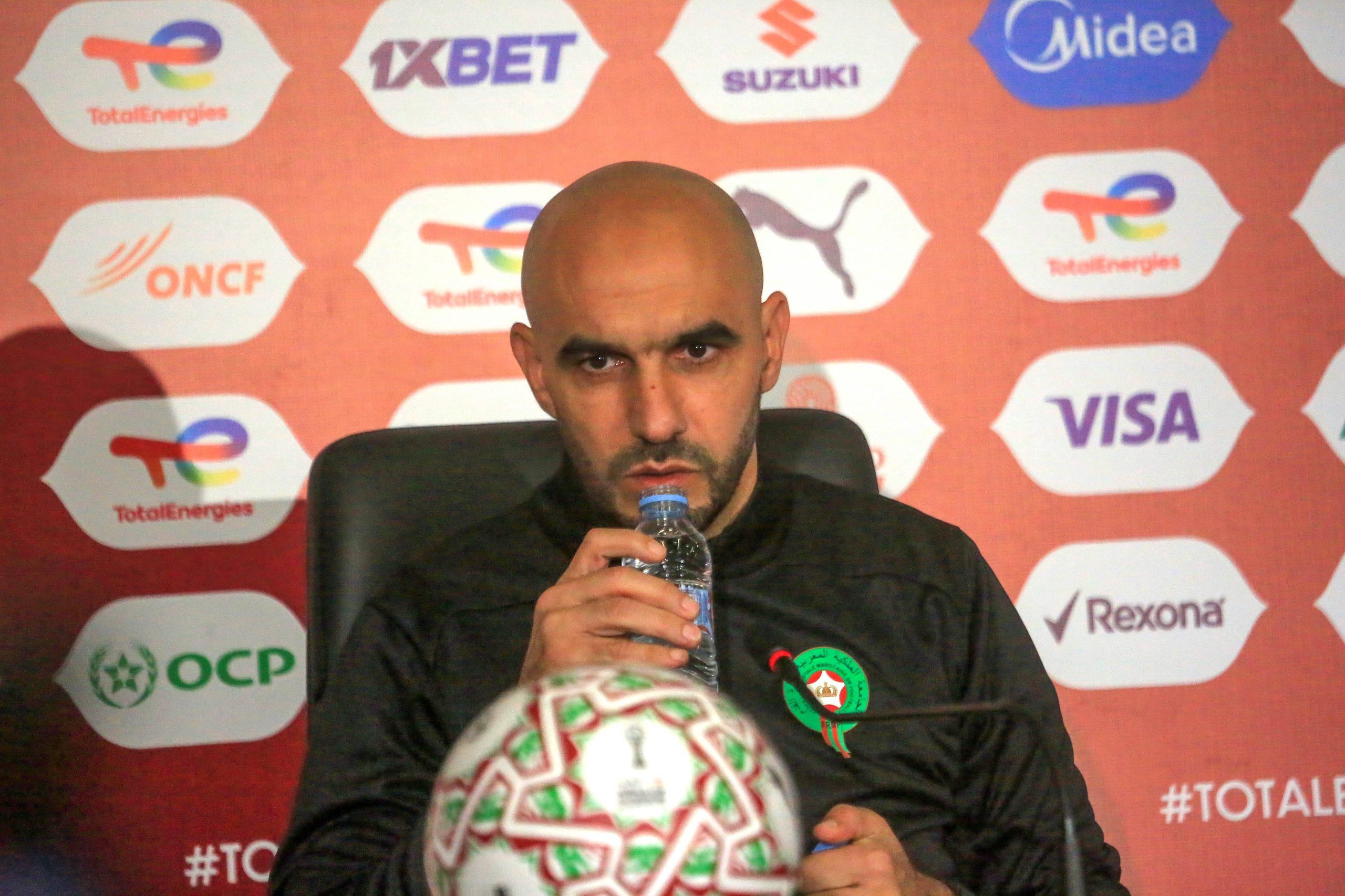 Morocco head coach Walid Regragui