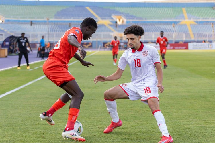 Kenya U20 vs Tunisia. 