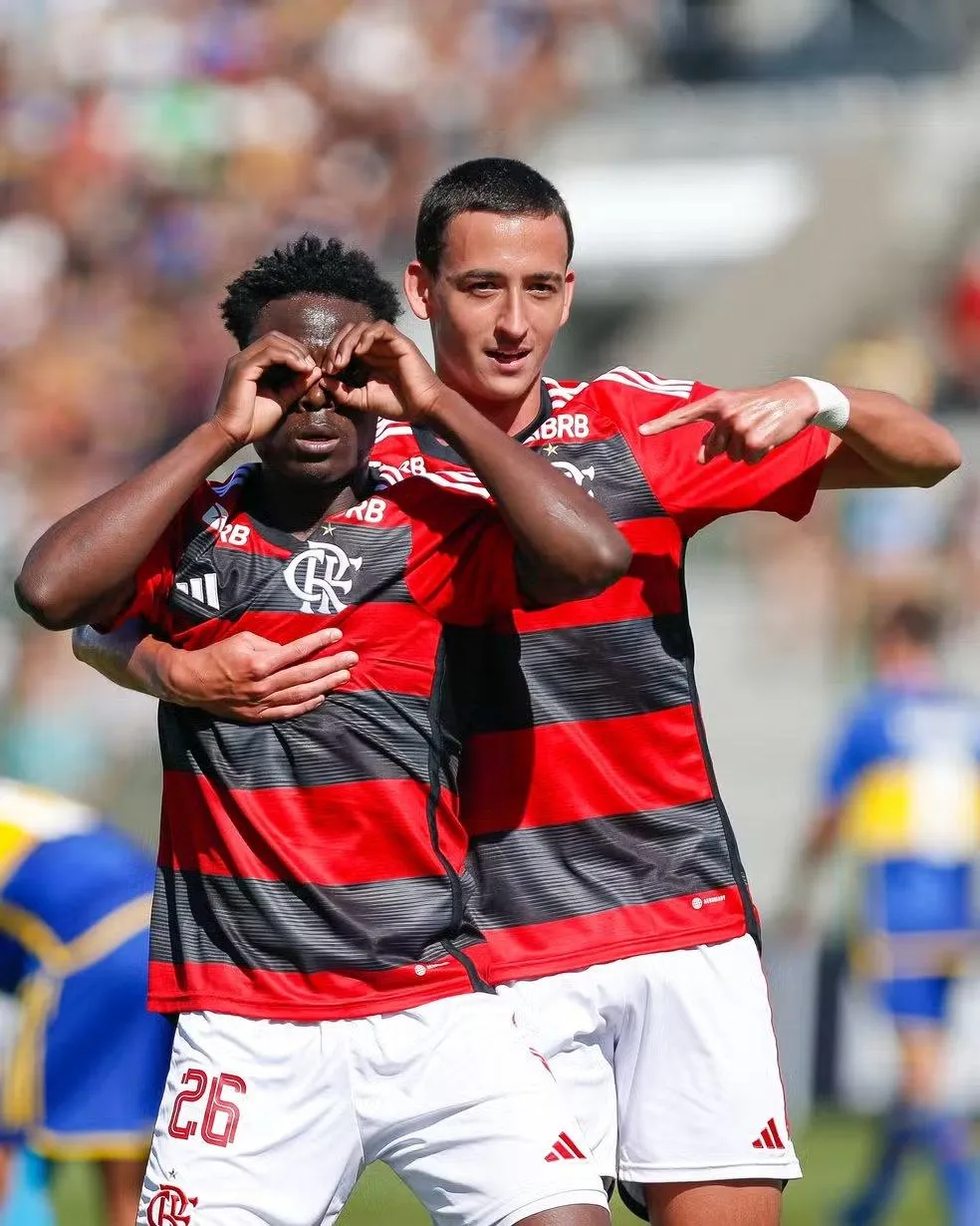 Nigeria and Flamengo youngster Shola Ogundana. Photo Credit X
