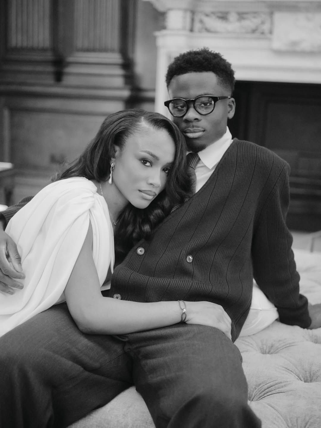 Bukayo Saka and Tolami Benson