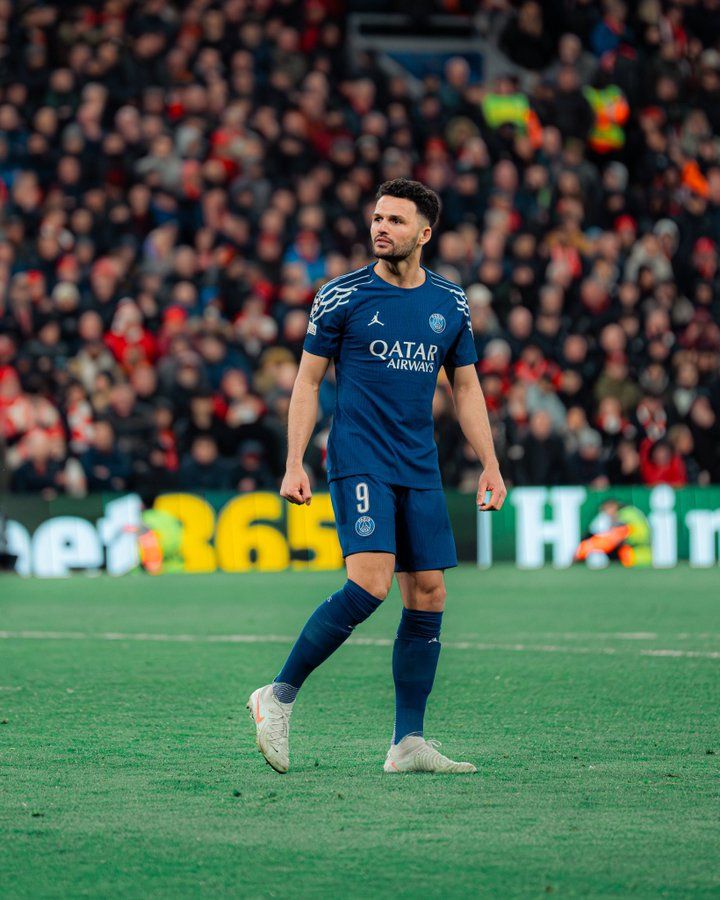 PSG striker Goncalo Ramos 