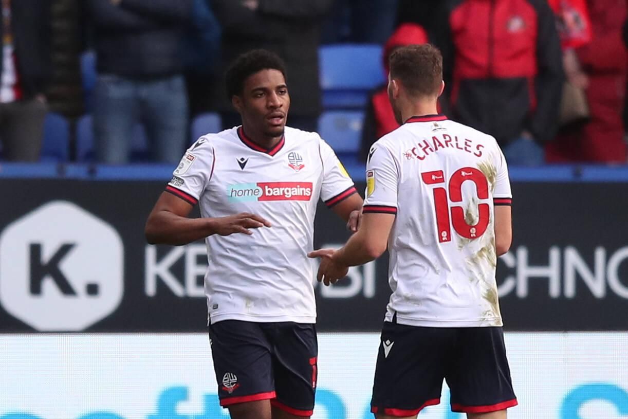 Nigeria and St Pauli star, Oladapo Afolayan (L). Photo by IMAGO 