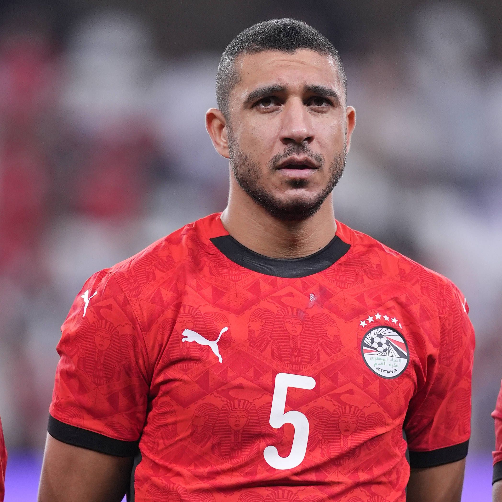 Rami Rabia during the FIFA friendly international team match between Egypt and Uzbekistan