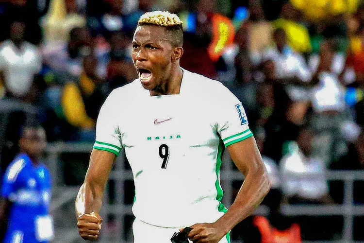 Nigeria Super Eagles striker Victor Osimhen.