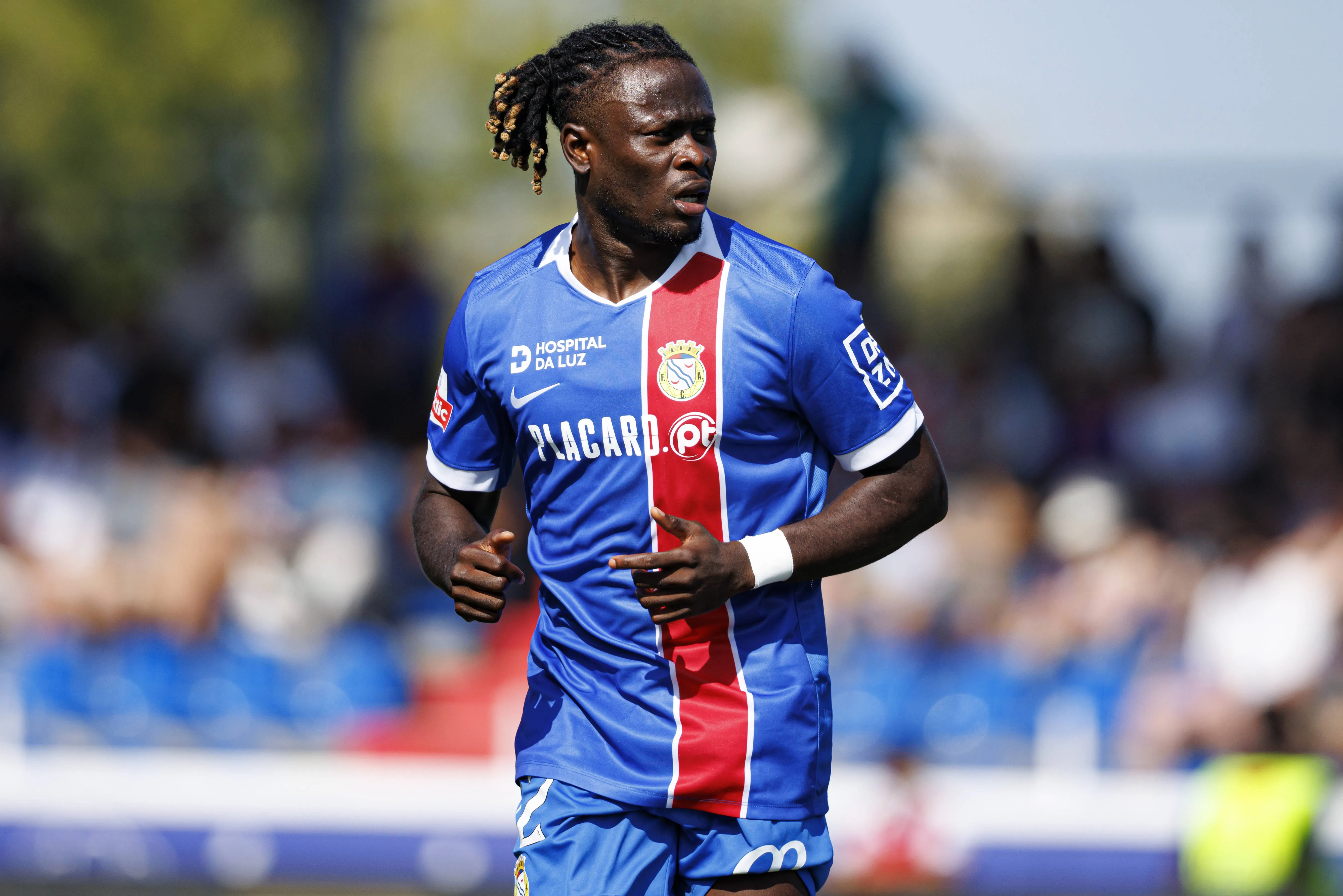 Isaac James for Portuguese club Alverca.