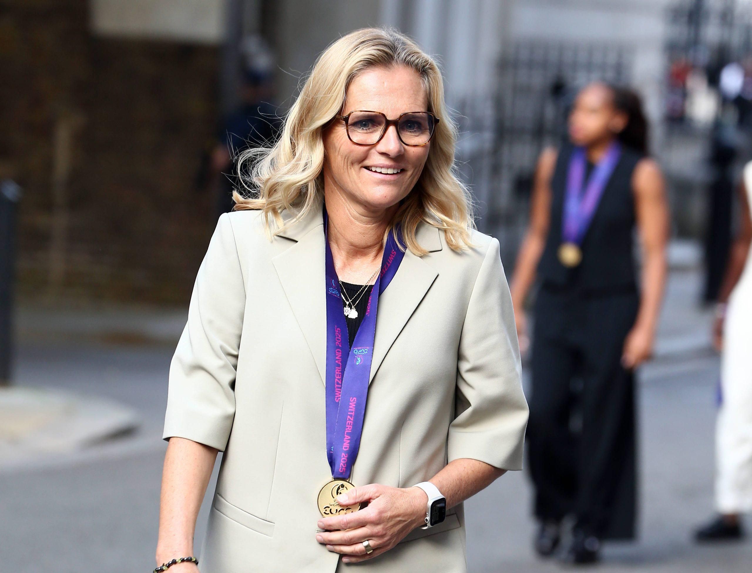 England women football team manager Sarina Wiegman