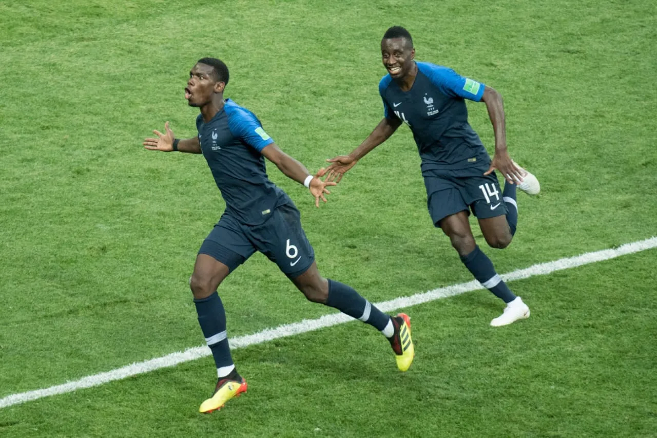 Paul Pogba and Blaise Matuidi for France