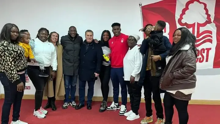 “It’s not easy” – Taiwo Awoniyi’s wife opens up on how she deals with life as a footballer’s wife