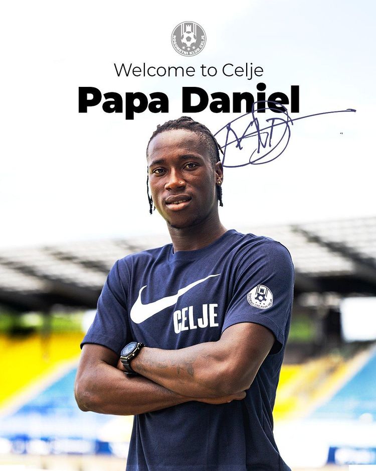 NK Celje new signing Papa Daniel