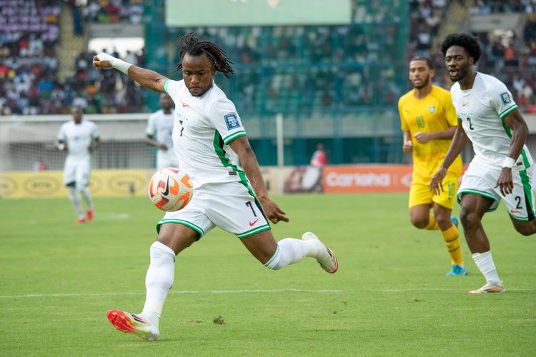 Nigeria Super Eagles forward Ademola Lookman. 