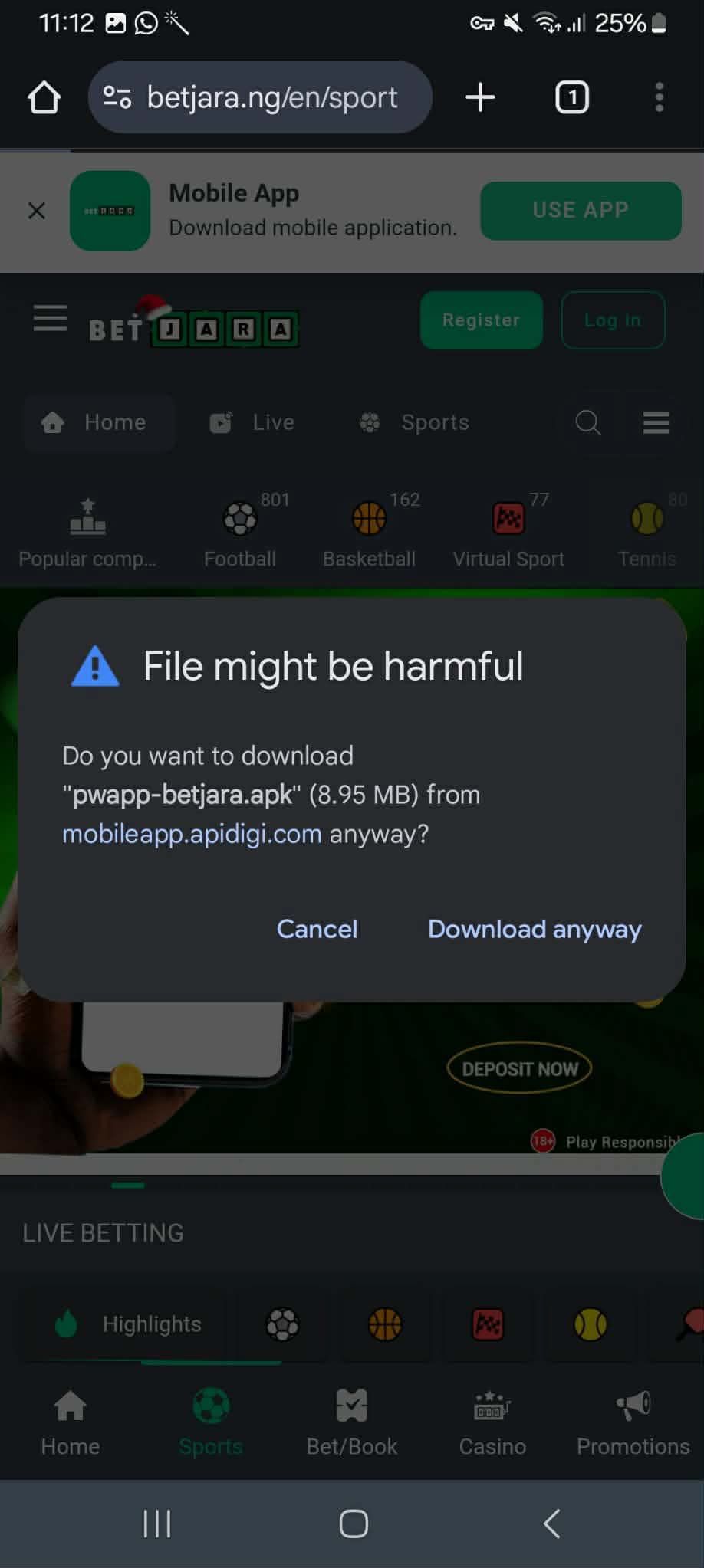 BetJara App Download Guide for Android and iOS in Nigeria