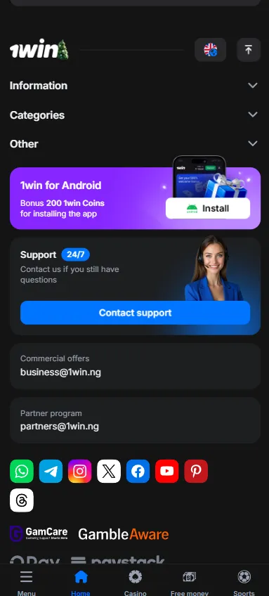 1Win App Nigeria: How to Download on iOS and Android