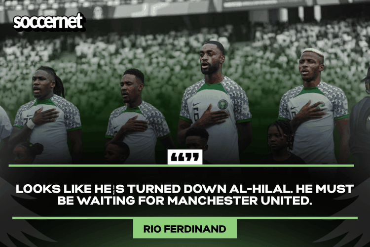 “He must be waiting” – Ex-England star urges Manchester United to go all out for Osimhen