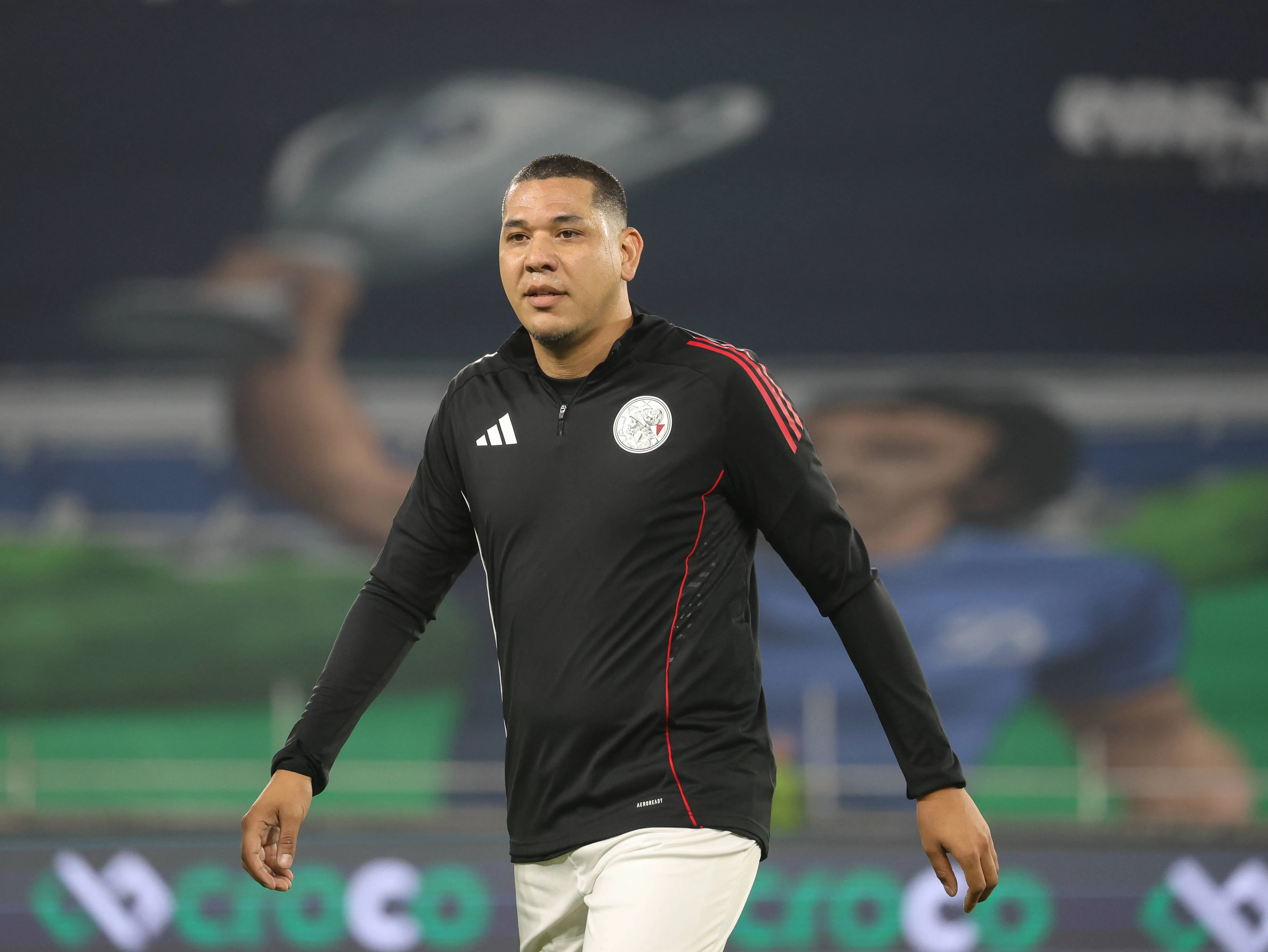 HEDWIGES MADURO of Ajax Legends warms up