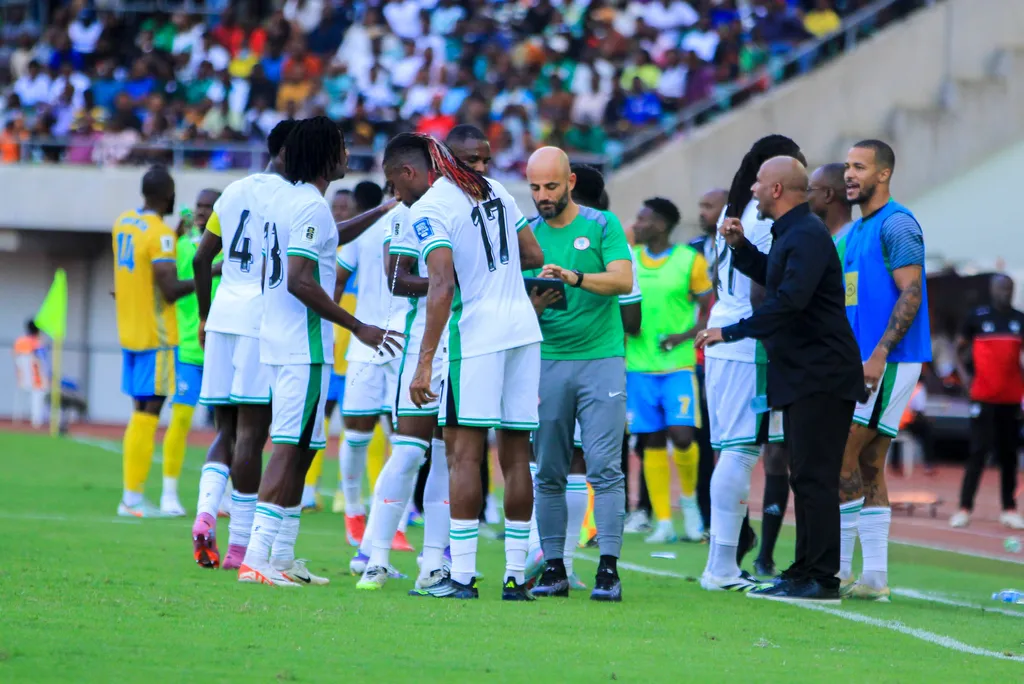Eric Chelle of Nigeria during the 2026 FIFA World Cup qualifying match between the Super Eagles of Nigeria and the Amavubi of Rwanda