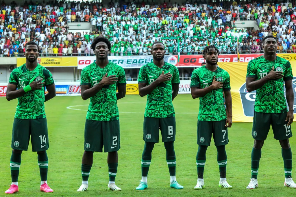 Super Eagles players Awoniyi, Aina, Onyeka, Lookman