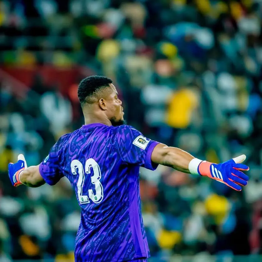 Nigeria Super Eagles goalkeeper Stanley Nwabali. Photo Credit X 